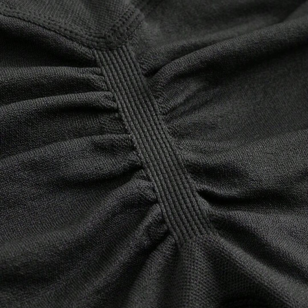 Легінси безшовні з боковими кишенями чорні LYX01