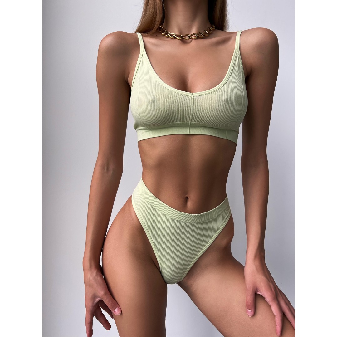 Безшовна білизна Model WZ05 колір зелений - L-XL