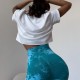 Футболка Model TH02 белая для фитнеса - M