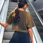 Футболка Model TH05 хакки для фитнеса