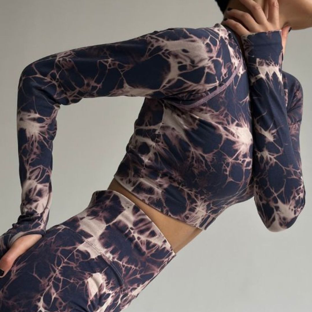Рашгард Model XX04R фиолетовый для фитнеса -