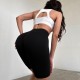 Велосипедки Model XS01 черные пушап для фитнеса - L Велосипедки Model XS01 черные пушап для фитнеса - L