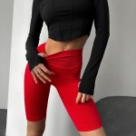 Велосипедки Model XS08 красные пушап для фитнеса