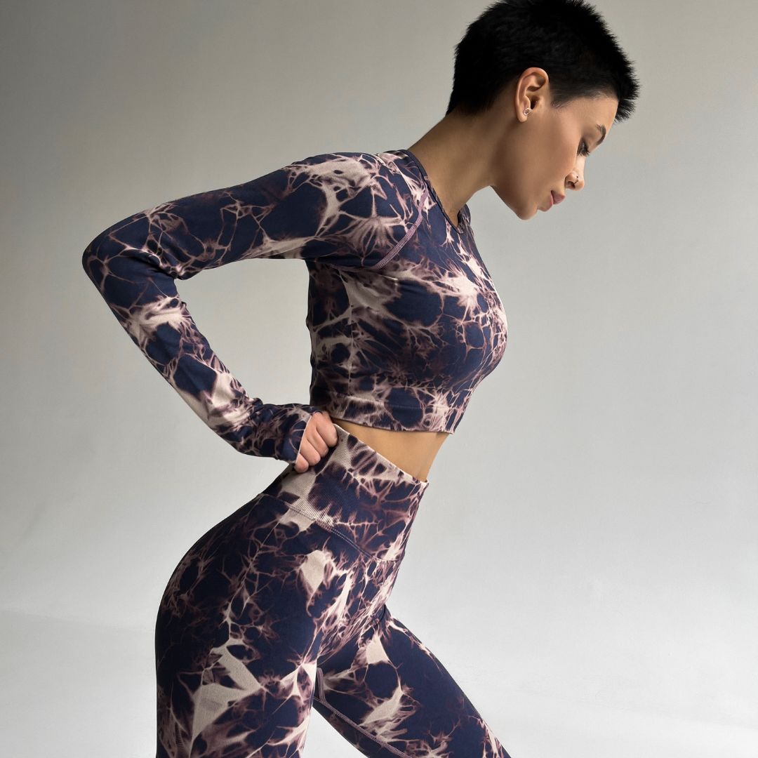 Костюм Model XX04 фіолетовий для фітнесу - M