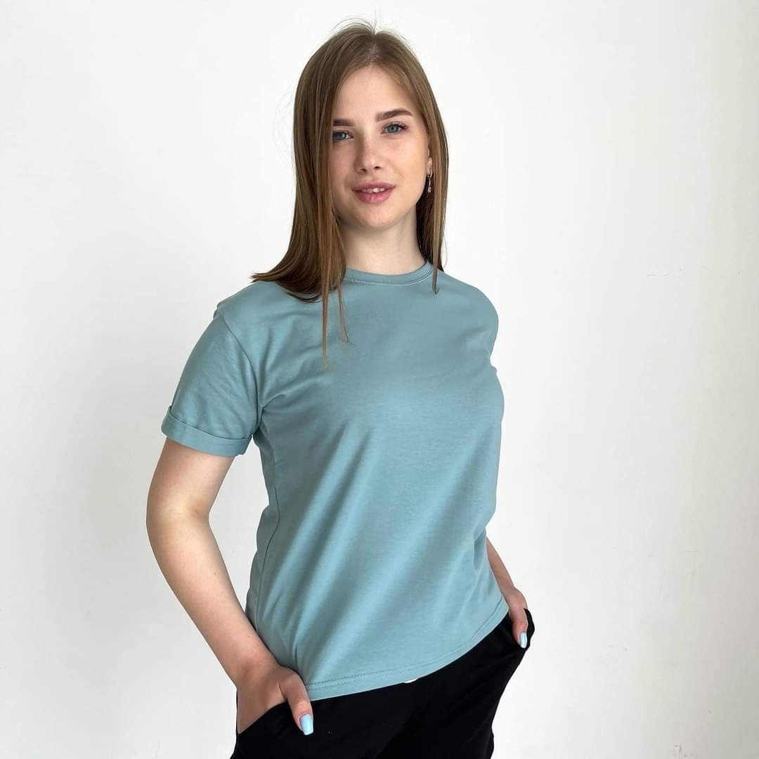 Футболка Базова бірюзова