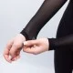 Комбинезон бесшовный для фитнеса женский черный со сменными чашками KOM01 - XL