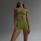 Костюм Model GA03 зеленый рубчик для фитнеса