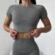 Костюм Model MS06 серый для фитнеса - S