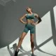 Костюм Model RD04 хакі для фітнесу - M