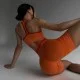 Костюм Model RD07 оранж для фитнеса - M
