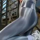 Леггинсы пушап Model SA01 серый градиент для фитнеса - L