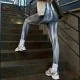 Леггинсы пушап Model SA01 серый градиент для фитнеса - L