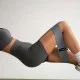 Шорты Model XK02 графит пушап для фитнеса - S