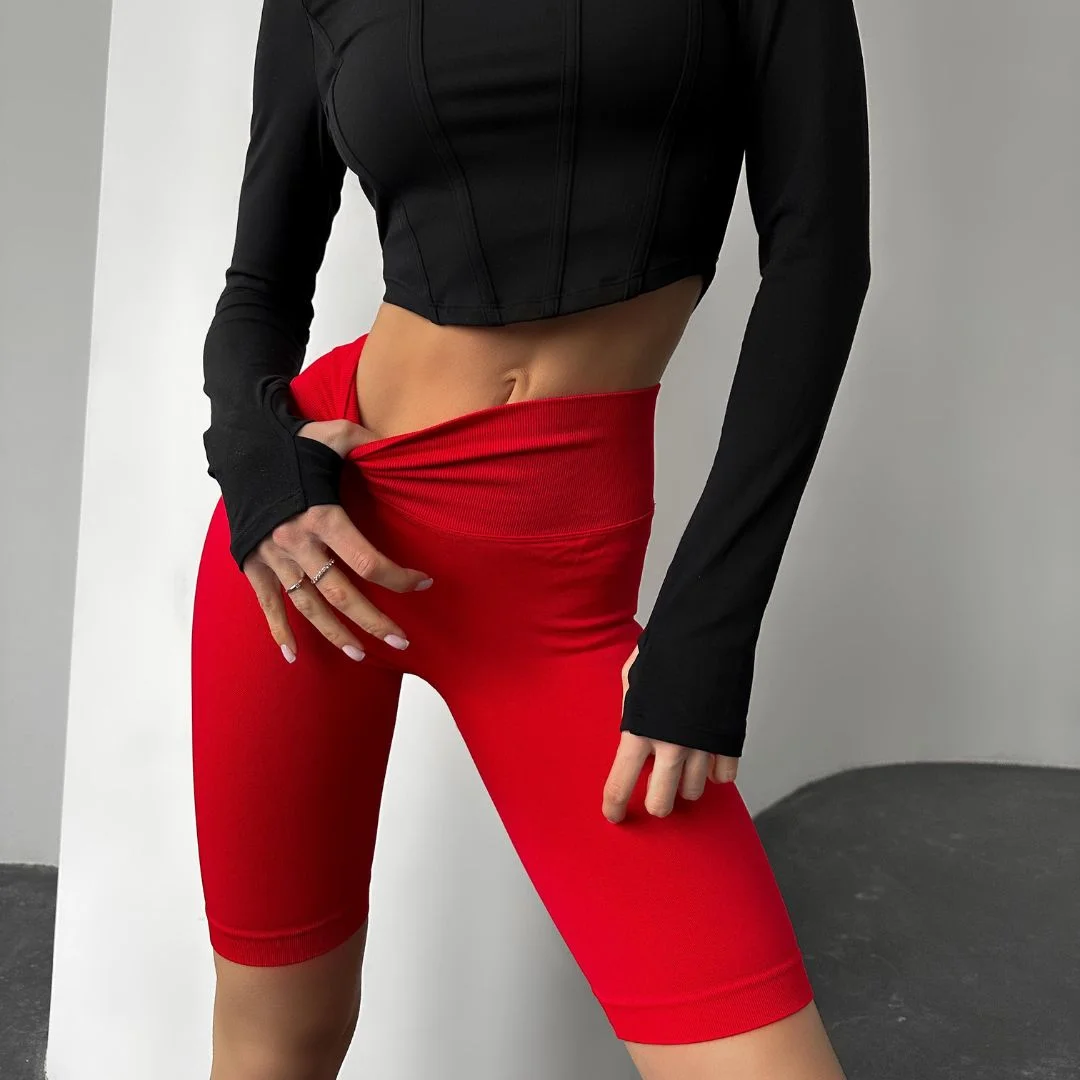 Велосипедки Model XS08 красные пушап для фитнеса