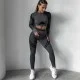 Костюм Model XD02 темно-сірий для фітнесу - L