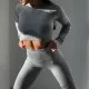 Костюм Model XD03 світло-сірий для фітнесу - S