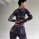 Костюм Model XX04 фіолетовий для фітнесу - L