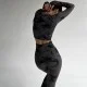 Костюм Model XX05 черный для фитнеса - M