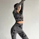 Костюм Model XX05 черный для фитнеса - M