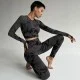 Костюм Model XX05 черный для фитнеса - M