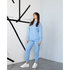 Костюм КОМФОРТ Худі і штани. Колір блакитний