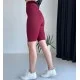 Велосипедки женские Базовые цвет бордо